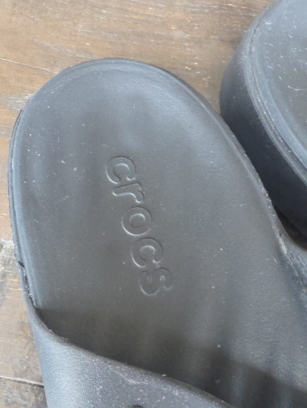 (7) CROCS Women's Black Multi-Strap Slide Sandals Summer Vacation Athleisure Wow - Picture 3 of 9